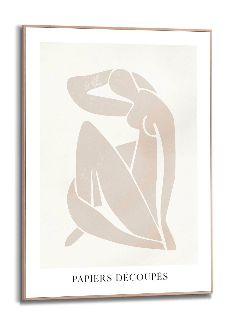 Orange Wallz PAPIER DÉCOUPE BEIGE