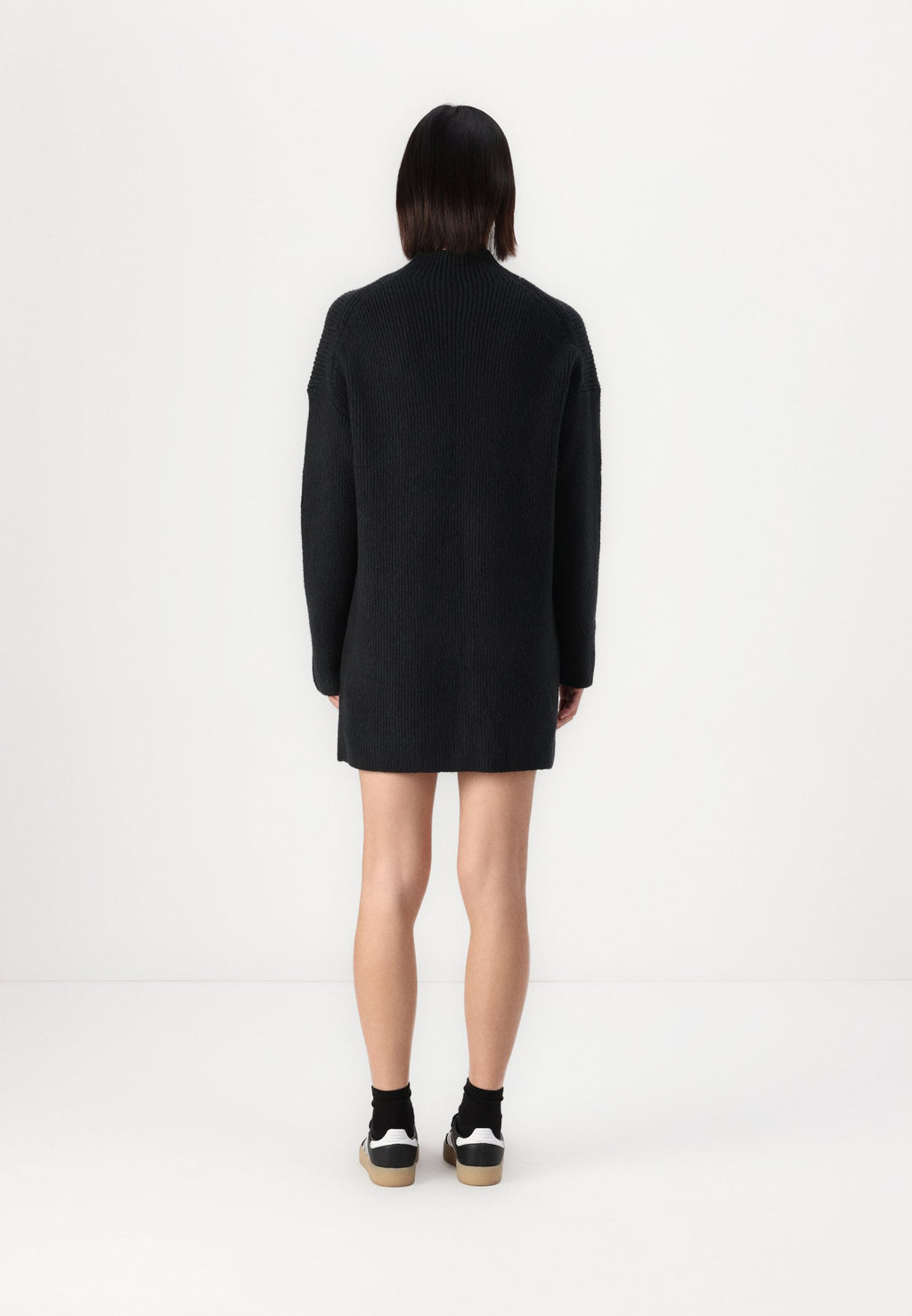 Abercrombie & Fitch Easy Mockneck Mini Sweater Dress