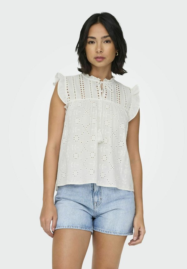 ONLY ONLREVA - Blouse - cloud dancer
