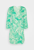 Selected FIOLA LS WRAP DRESS CURVE