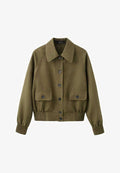 Mango Summer jacket - khaki