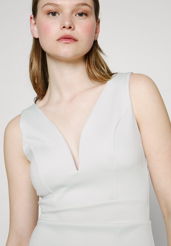 WAL G. WEDDING ALMA V NECK MIDI