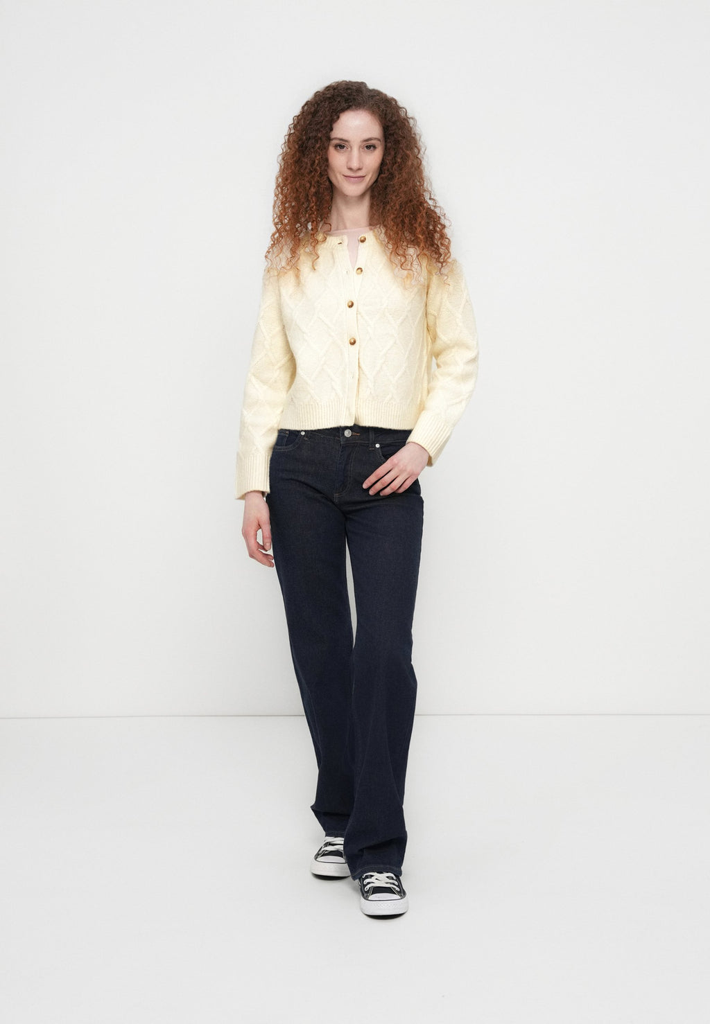 Abercrombie & Fitch CREW CARDI JETSTREAM CABLE