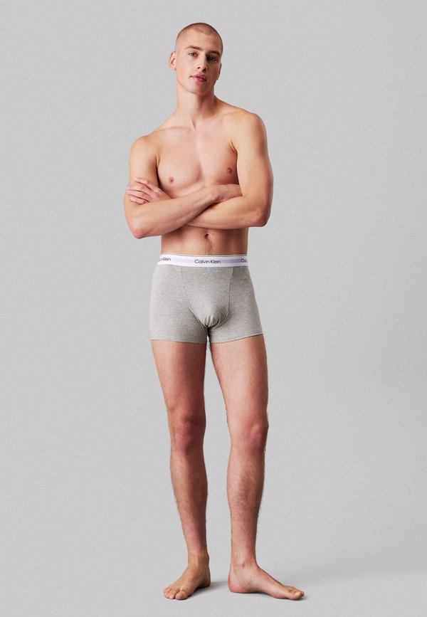 Calvin Klein Underwear 3 PACK - Trunks - black/white/grey heather