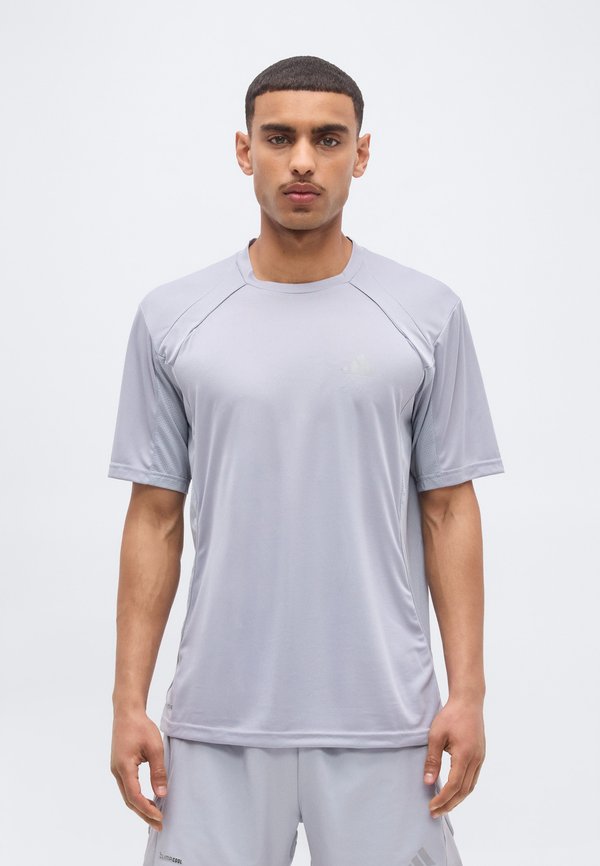 adidas Performance TECH APPAREL - Sports T-shirt - halo silver-coloured