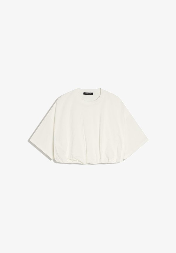 Bershka SHORT SLEEVE BALLOON - Basic T-shirt - white