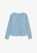 Vero Moda Poplin AWALVA - Blouse - cashmere blue