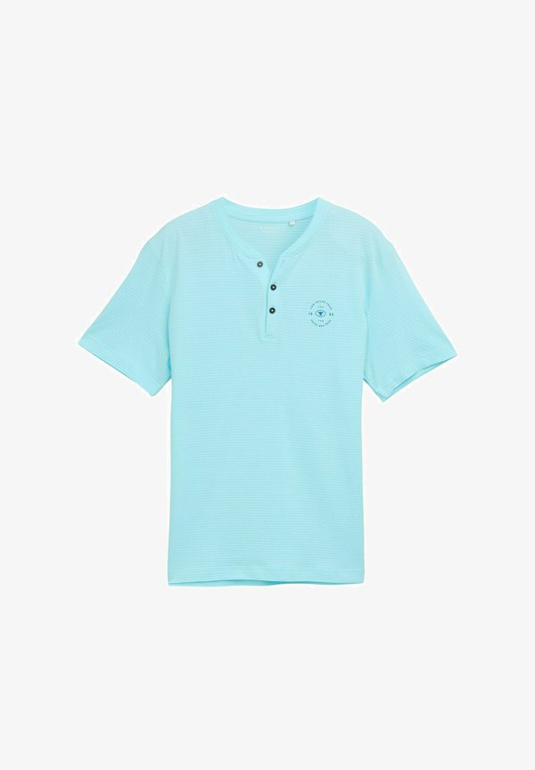 TOM TAILOR Basic T-shirt - caribbean turquoise