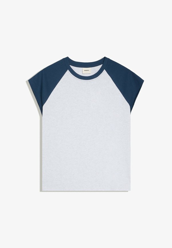 Bershka RALAN WORKER - TSHIRT - Print T-shirt - dark grey