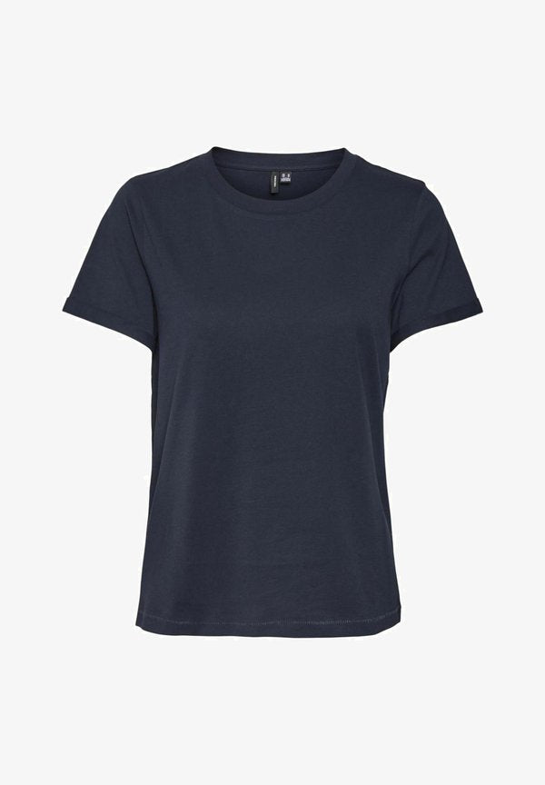 Vero Moda VMPAULA SS NOOS - Basic T-shirt - navy blazer