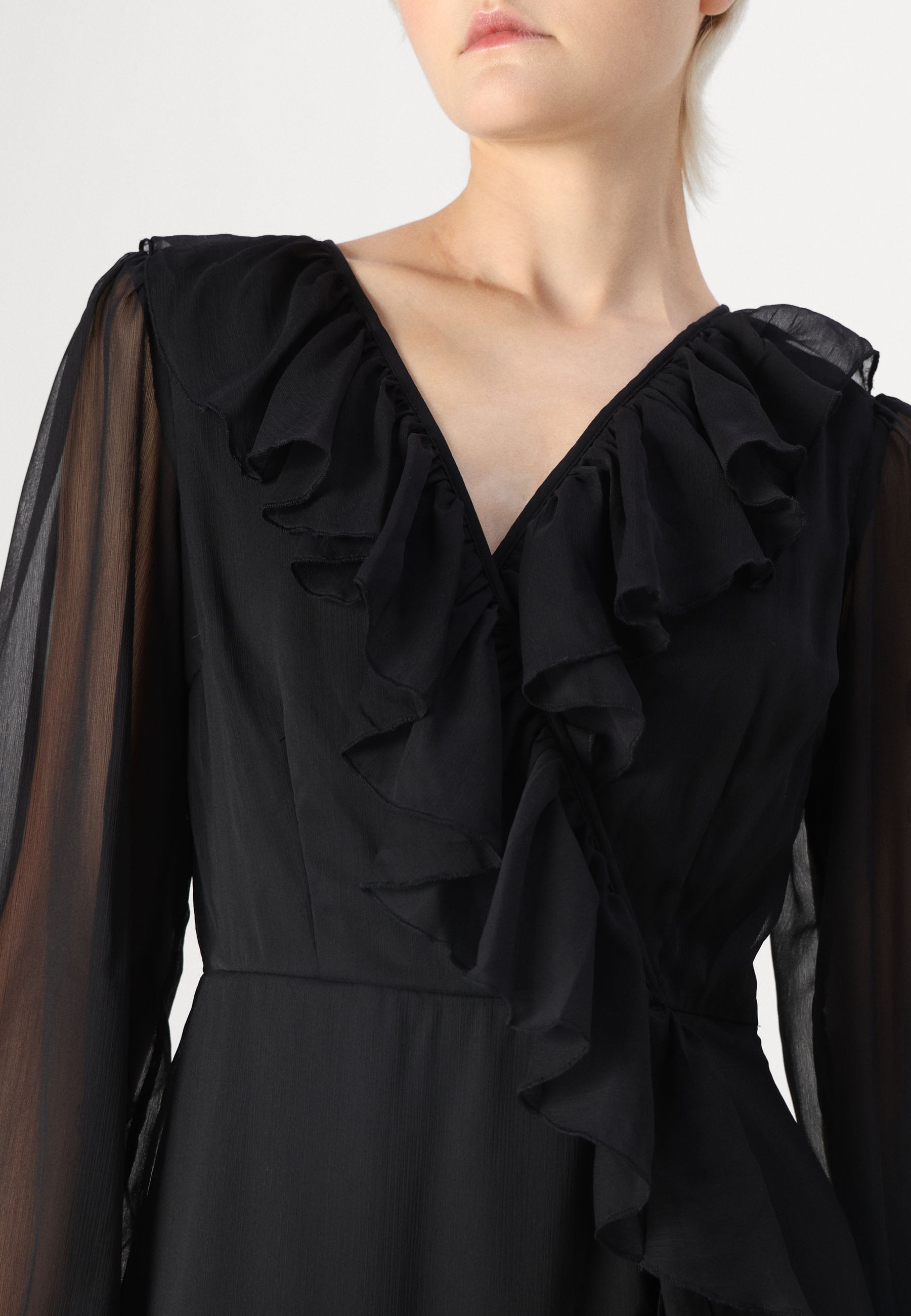 VILA VIODA MAXI FRILL DRESS
