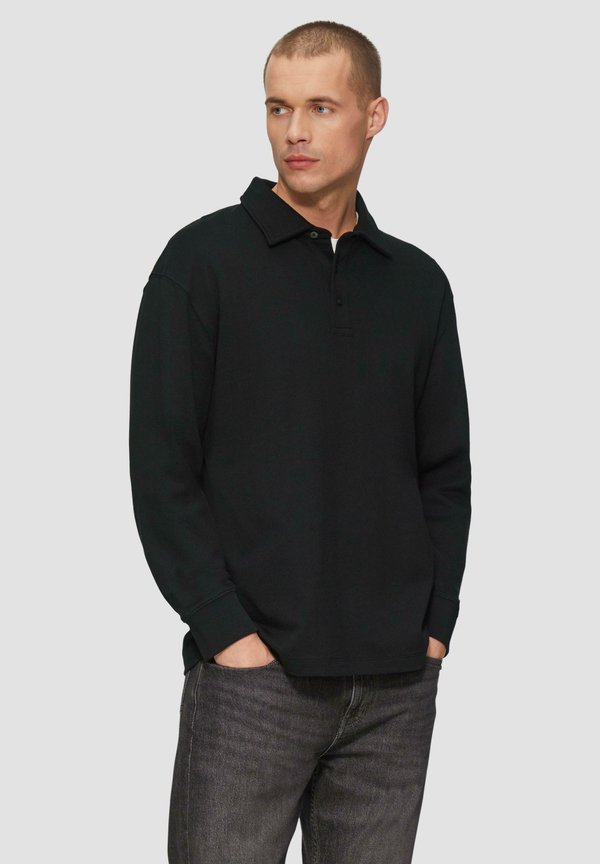 s.Oliver MIT LOGO-PATCH - Polo shirt - schwarz
