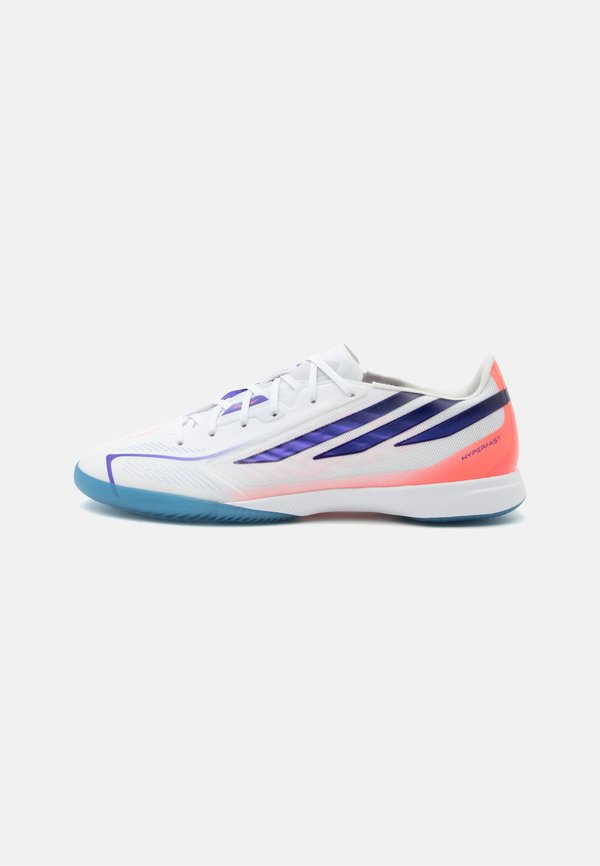 adidas Performance F50 HYPERFAST PRO IN - Indoor football boots - footwear white/solar purple/solar turbo