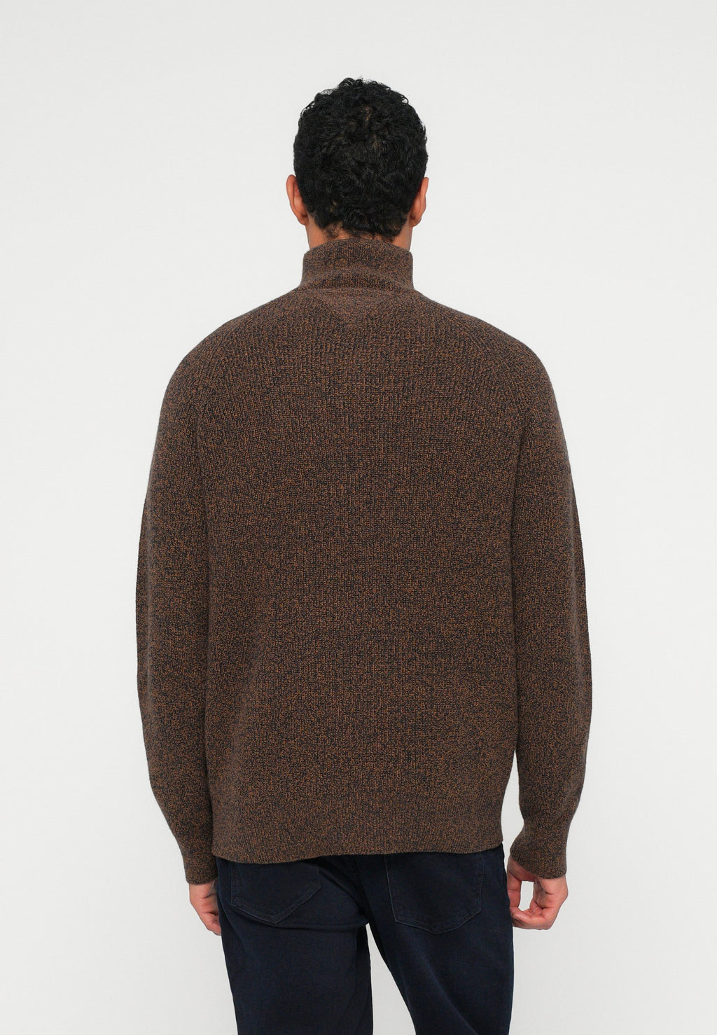 FISHERMAN RIB-KNIT RELAXED JUMPER WITH WOOL Media 4