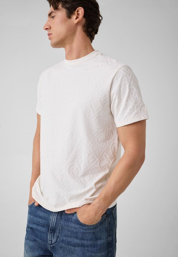 Guess Print T-shirt - weiß