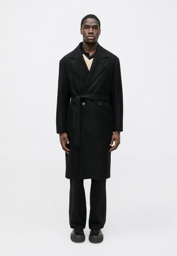 Essential Collective DOUBLE BREASTED COAT WITH BELT