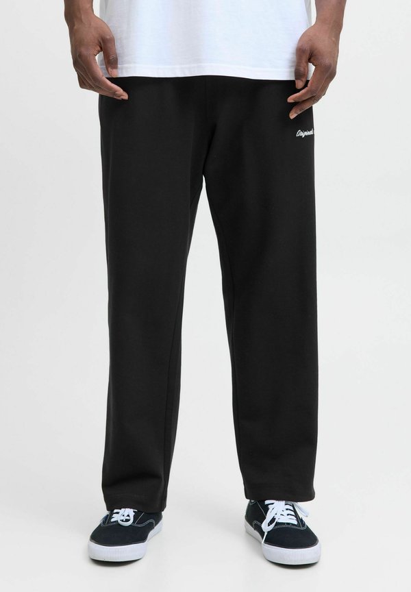 Jack & Jones Plus Size Relaxed Fit - Tracksuit bottoms - black