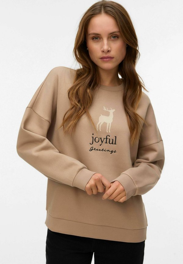 Vero Moda VMCANDI - Long sleeved top - silver mink