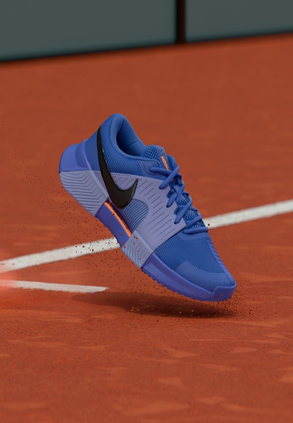 Nike Performance ZOOM GP CHALLENGE 1.5 CLAY - Clay court tennis shoes - sapphire/black/light thistle