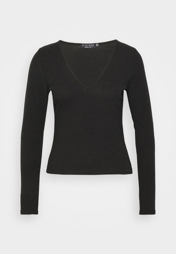 IN THE STYLE CARYS WHITTAKER V NECK