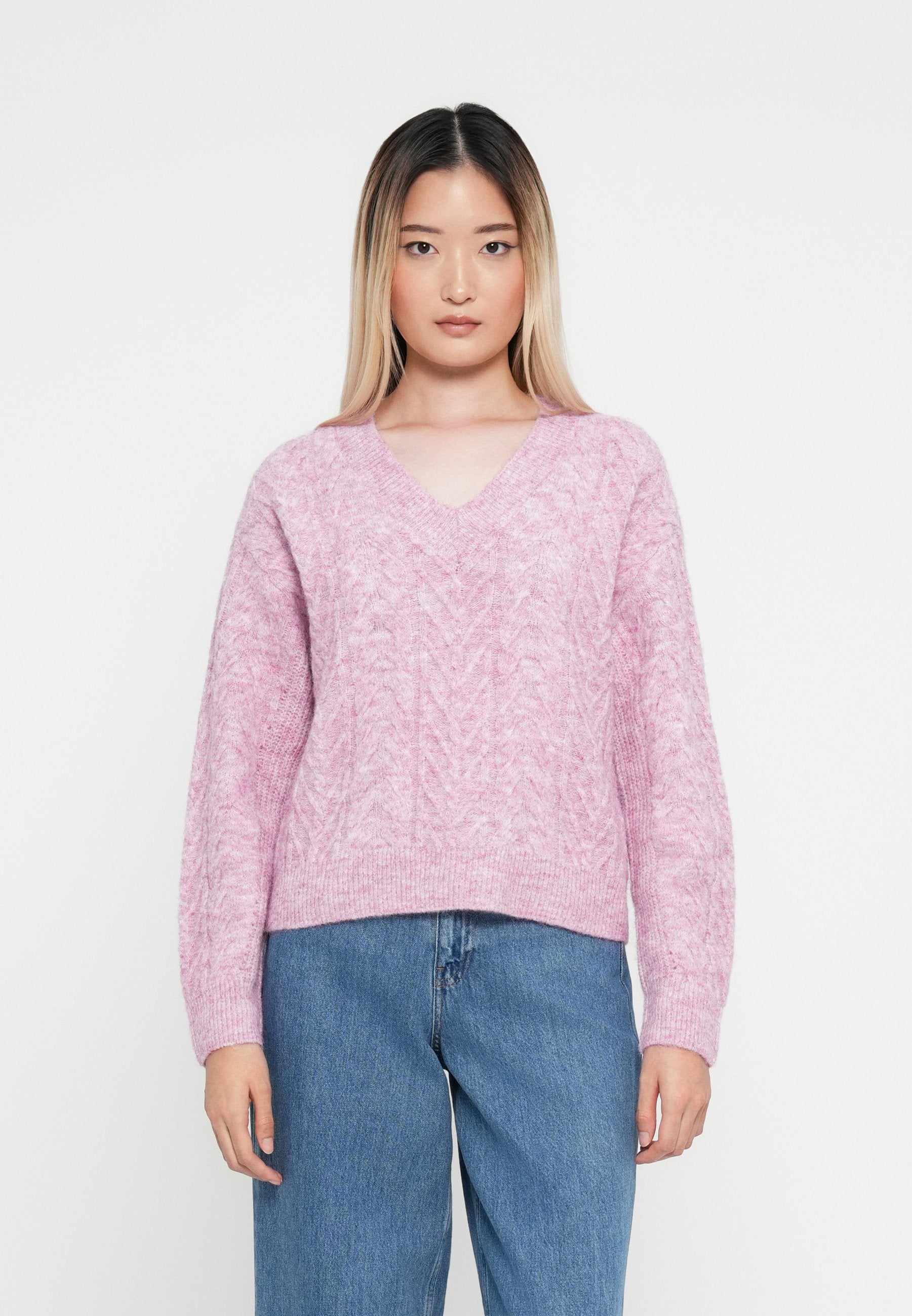VILA VIEMMELIE V NECK PULLOVER