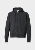 Calvin Klein Jeans BADGE HOODIE - Zip-up sweatshirt - pirate black
