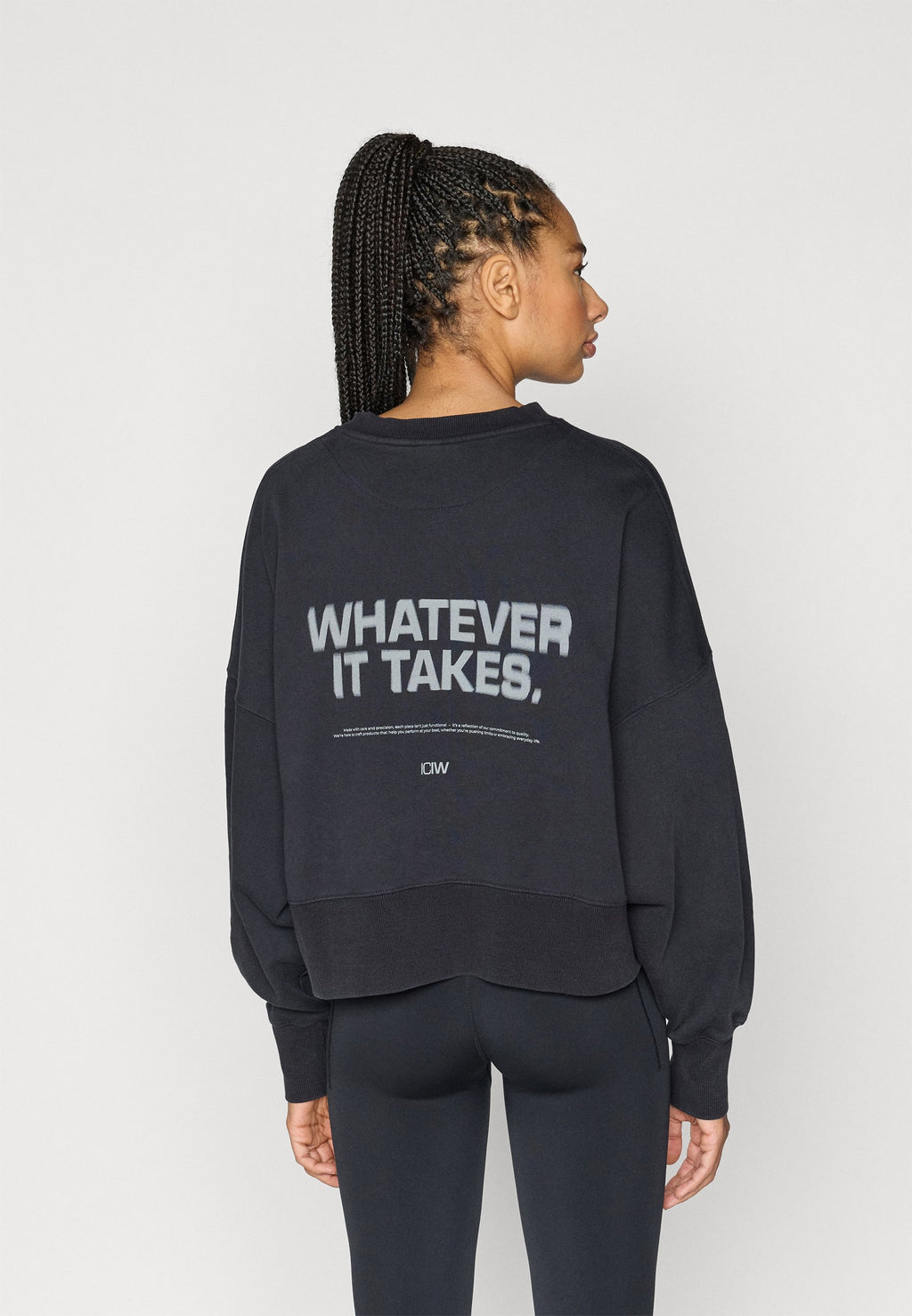 ICANIWILL ESSENCE OVERSIZED CREW PRINT