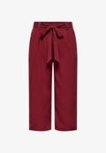 ONLY ONLNOVA Regular Fit - Trousers - ruby wine