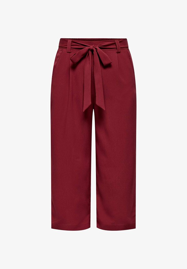 ONLY ONLNOVA Regular Fit - Trousers - ruby wine