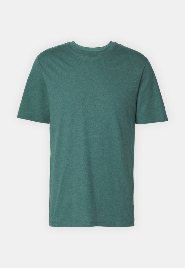 Jack & Jones JJEORGANIC MELANGE TEE SS O-NECK NOOS - Basic T-shirt - storm