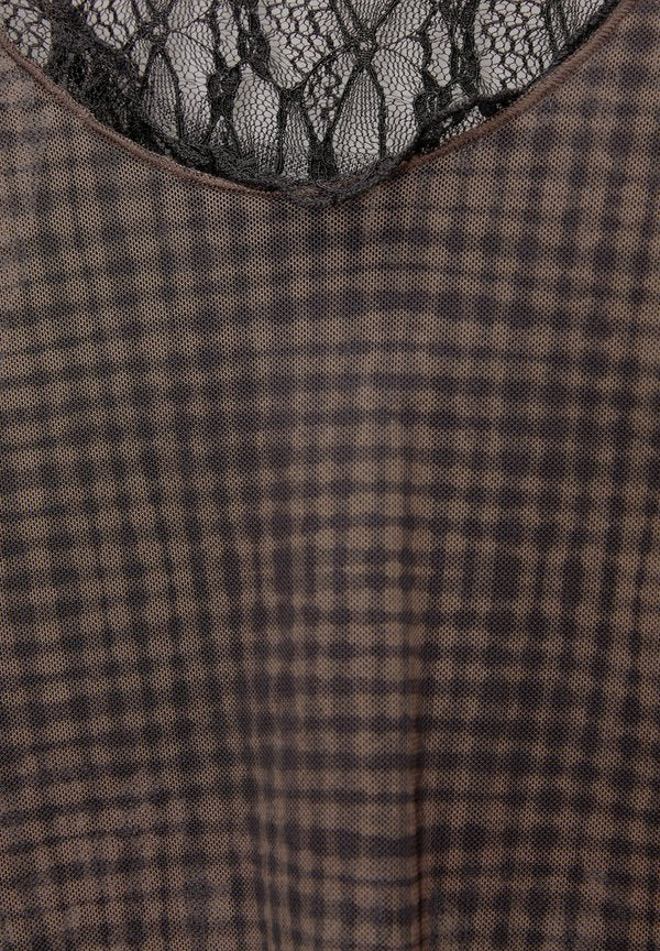 PULL&BEAR CHECK LACE