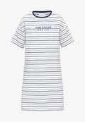 TOM TAILOR Nightie - weißmittelringel