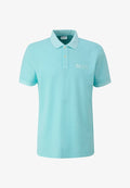 s.Oliver MIT LOGO-PRINT - Polo shirt - ozeangrün