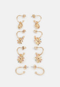 Pieces PCLUCY EARRINGS 4 PACK