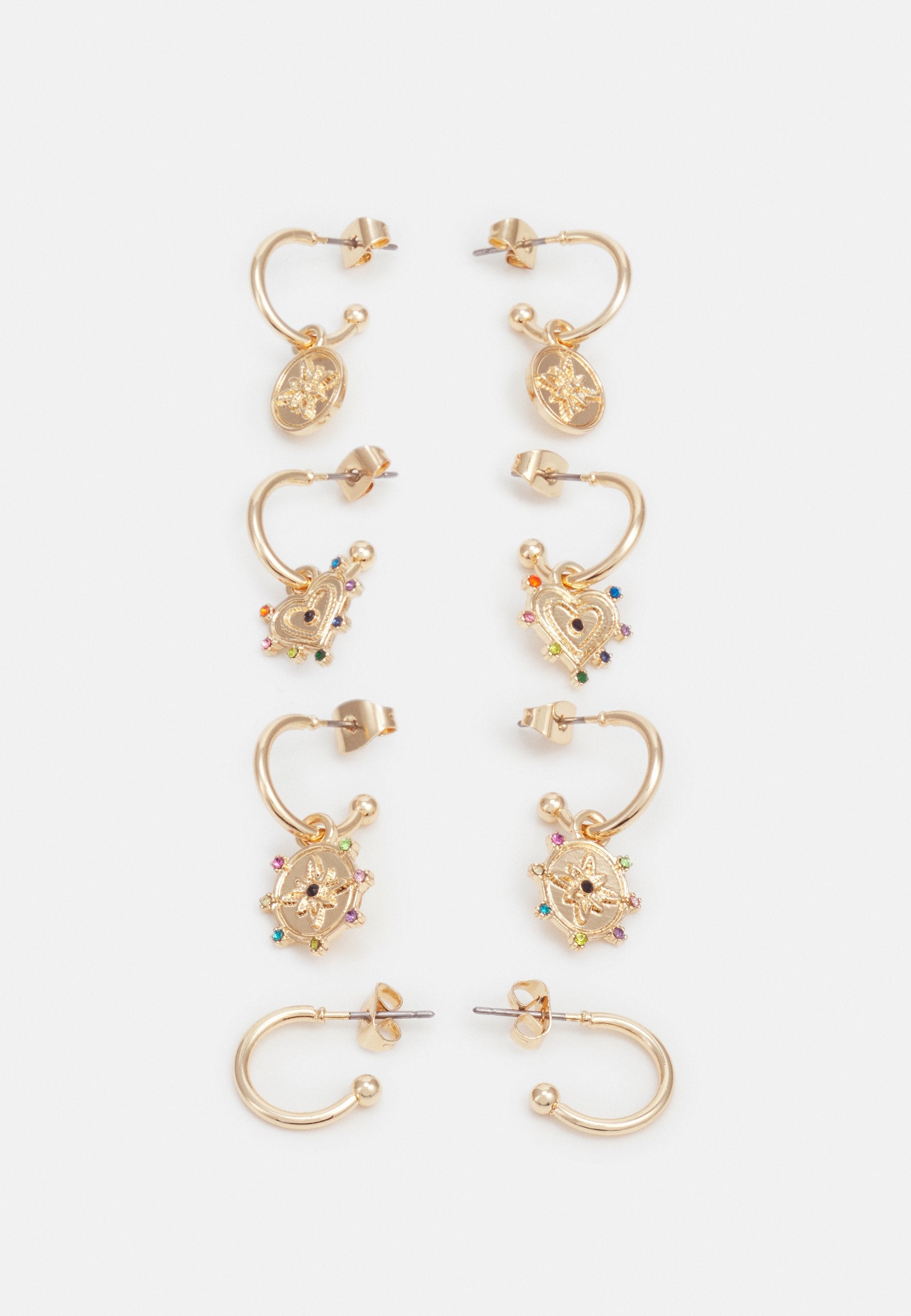 Pieces PCLUCY EARRINGS 4 PACK