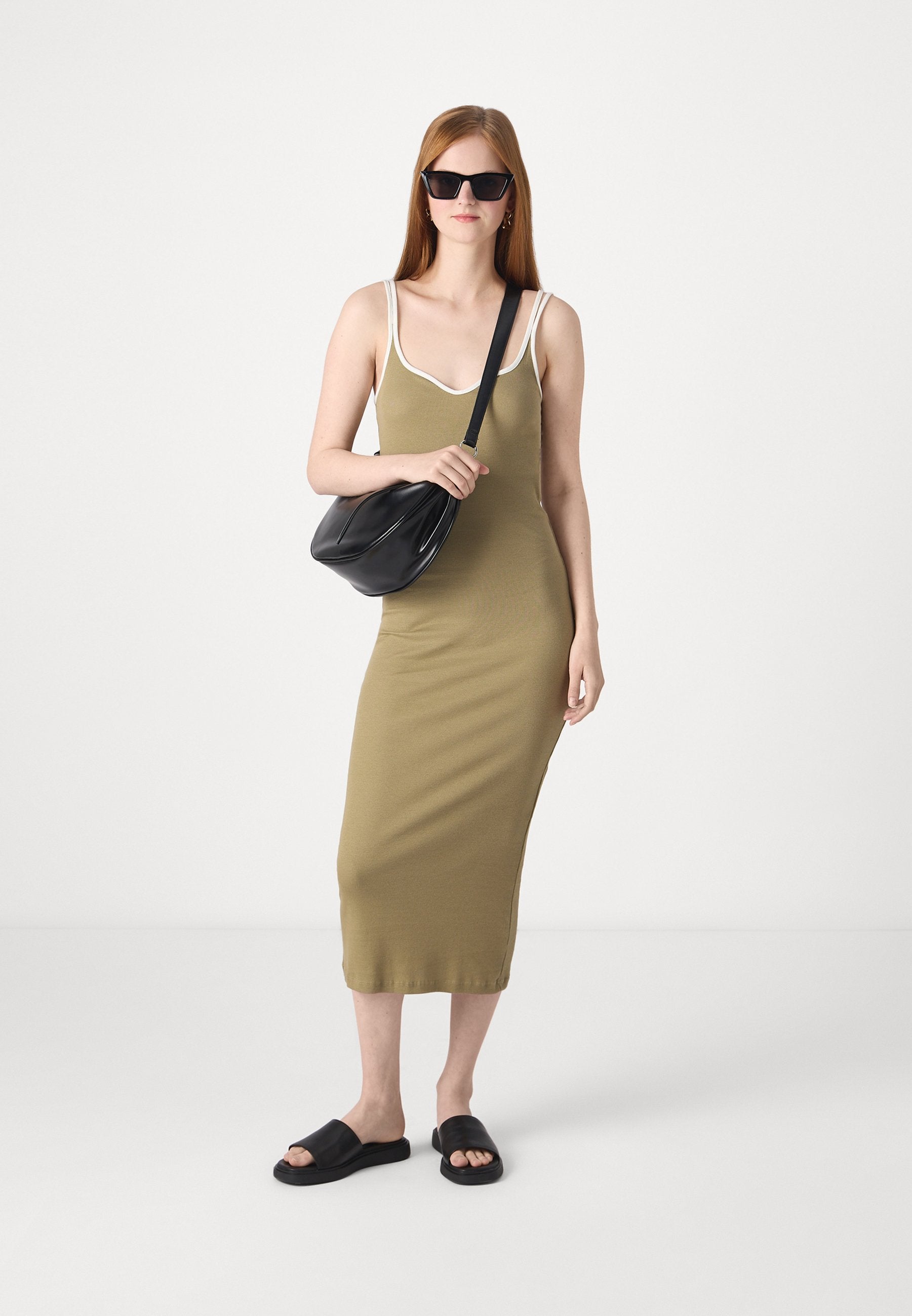 Noisy May NMRALLY HEART NECK ANKLE DRESS