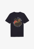 Puma GRAPHICS EXECUTION  - Print T-shirt - new navy