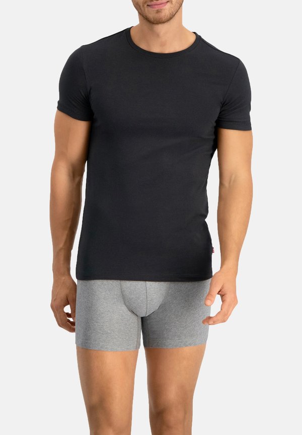 Levi's® 6-ER PACK RUND - Undershirt - black