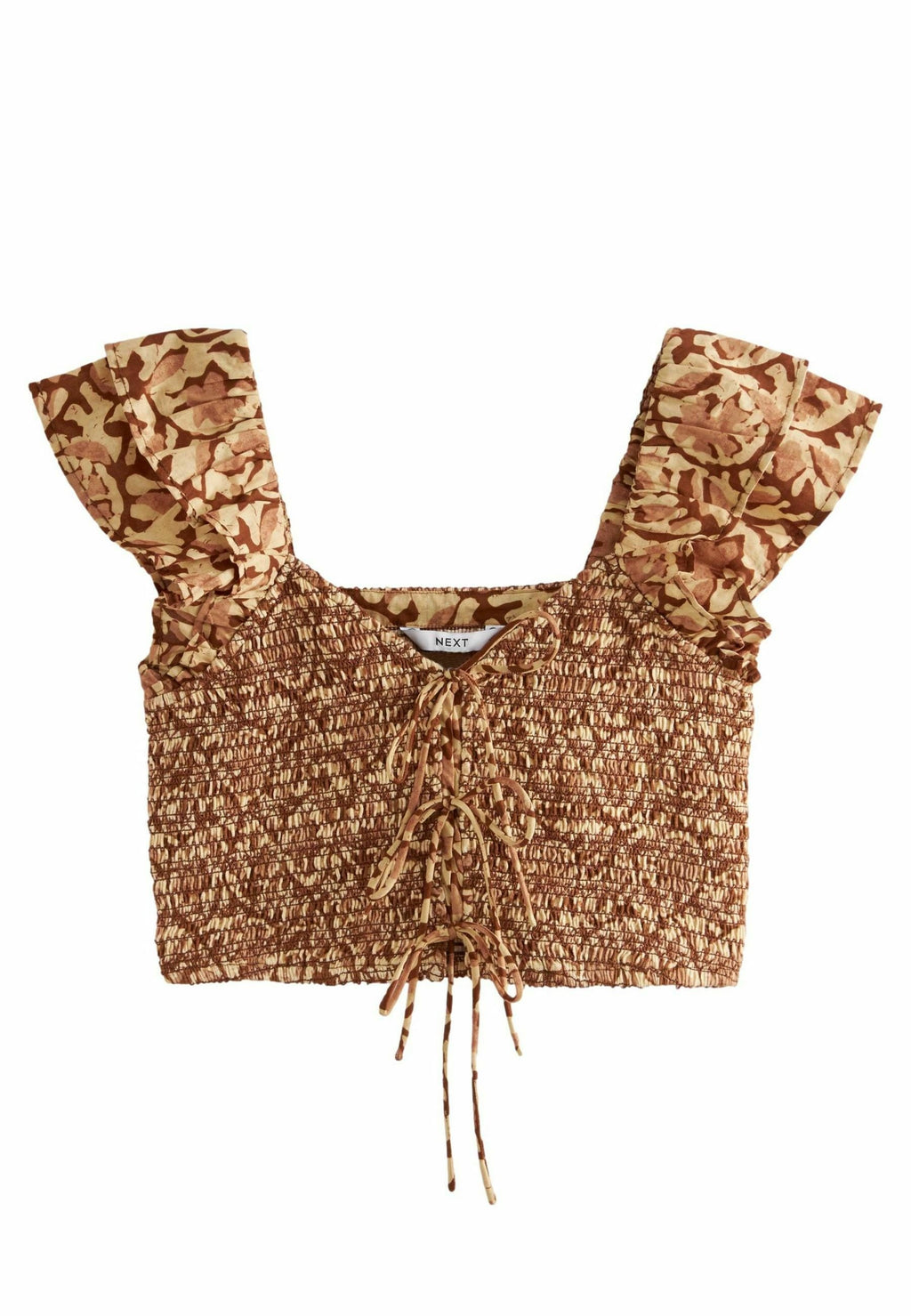 Next PUFF SLEEVE TIE FRONT