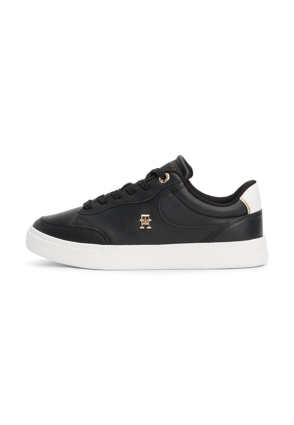 TH MONOGRAM LEATHER COURT TRAINERS Media 1