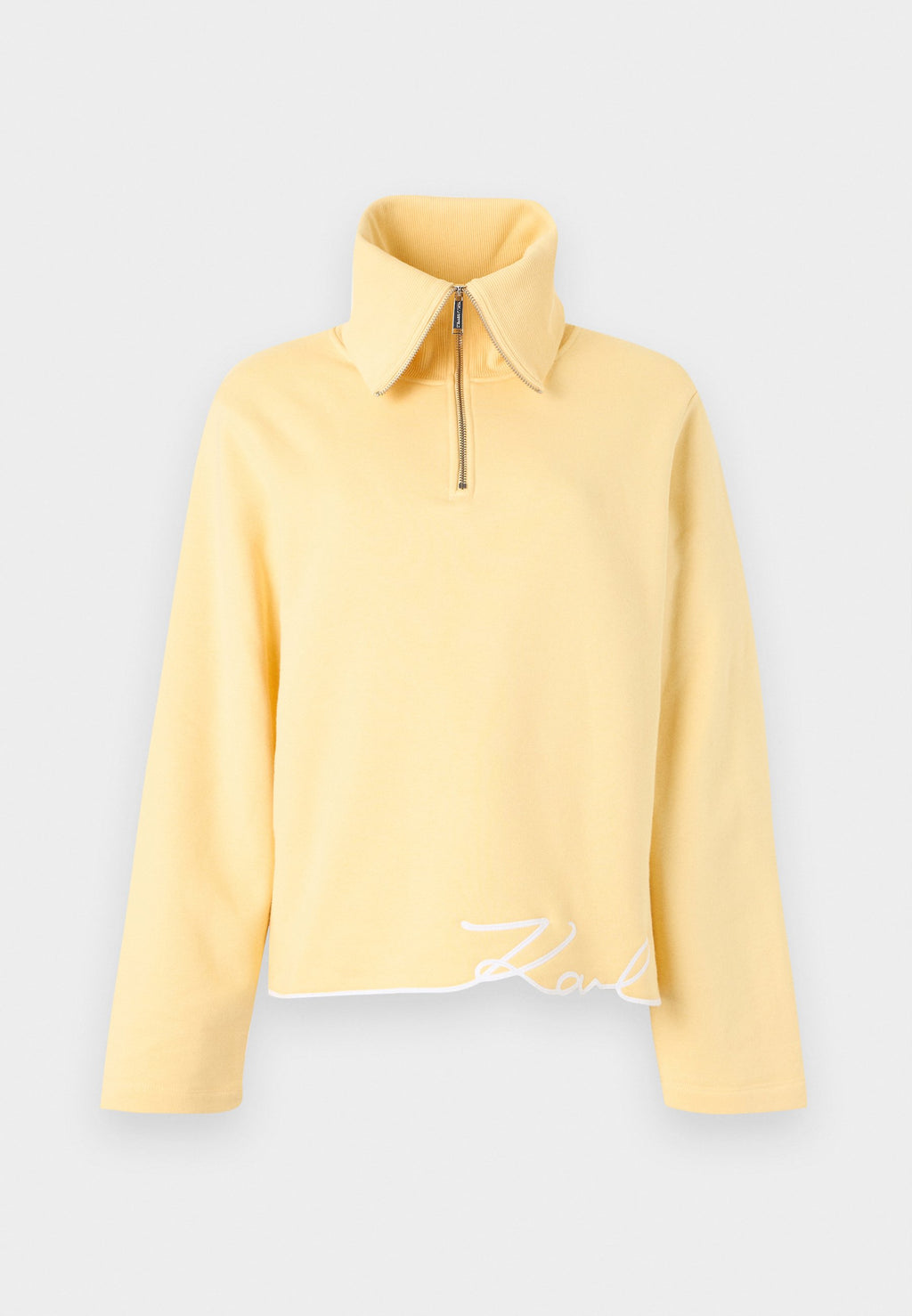 SIGNATURE HEM HALF ZIP UP Media 1