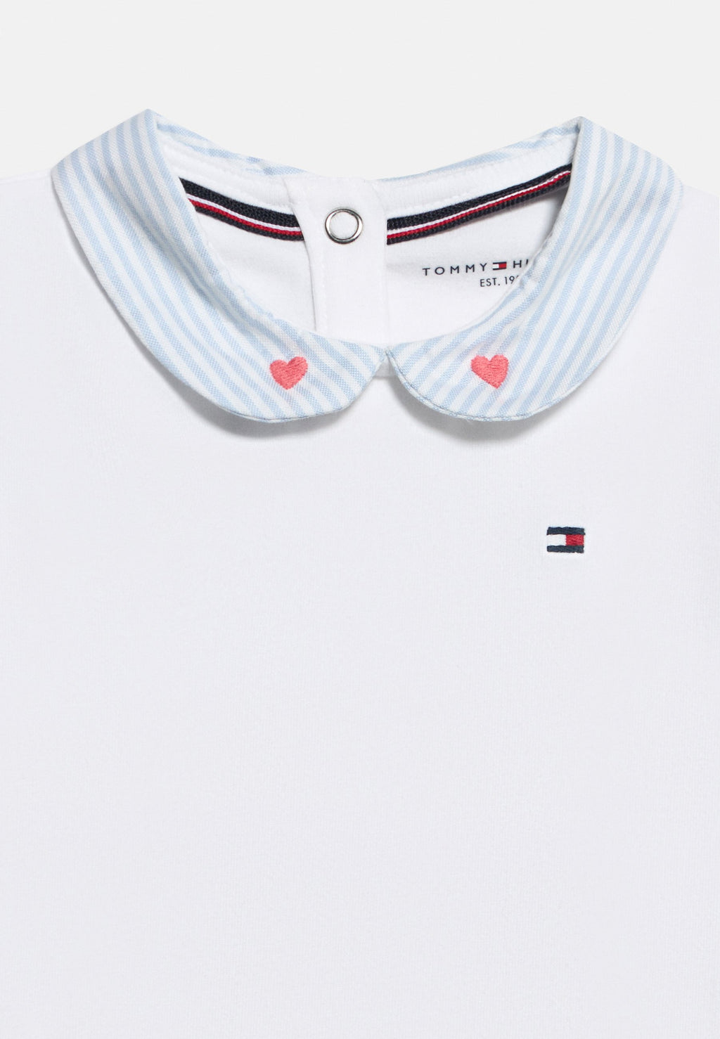 HEART EMBROIDERY ITHACA STRIPE COLLAR BODYSUIT Media 5