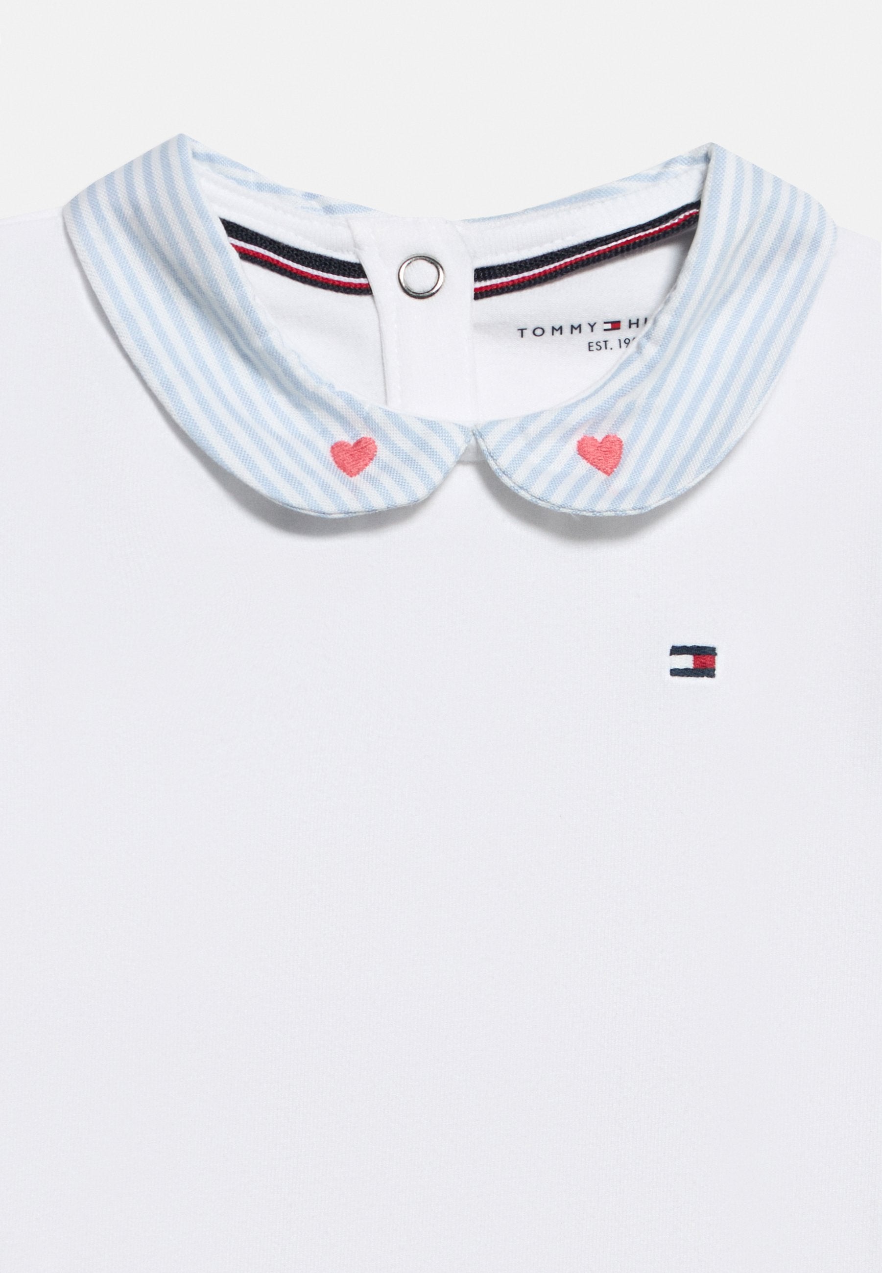 HEART EMBROIDERY ITHACA STRIPE COLLAR BODYSUIT Media 5