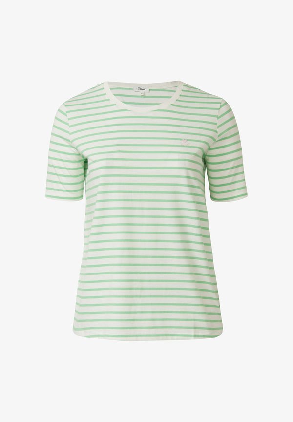 s.Oliver Print T-shirt - grün