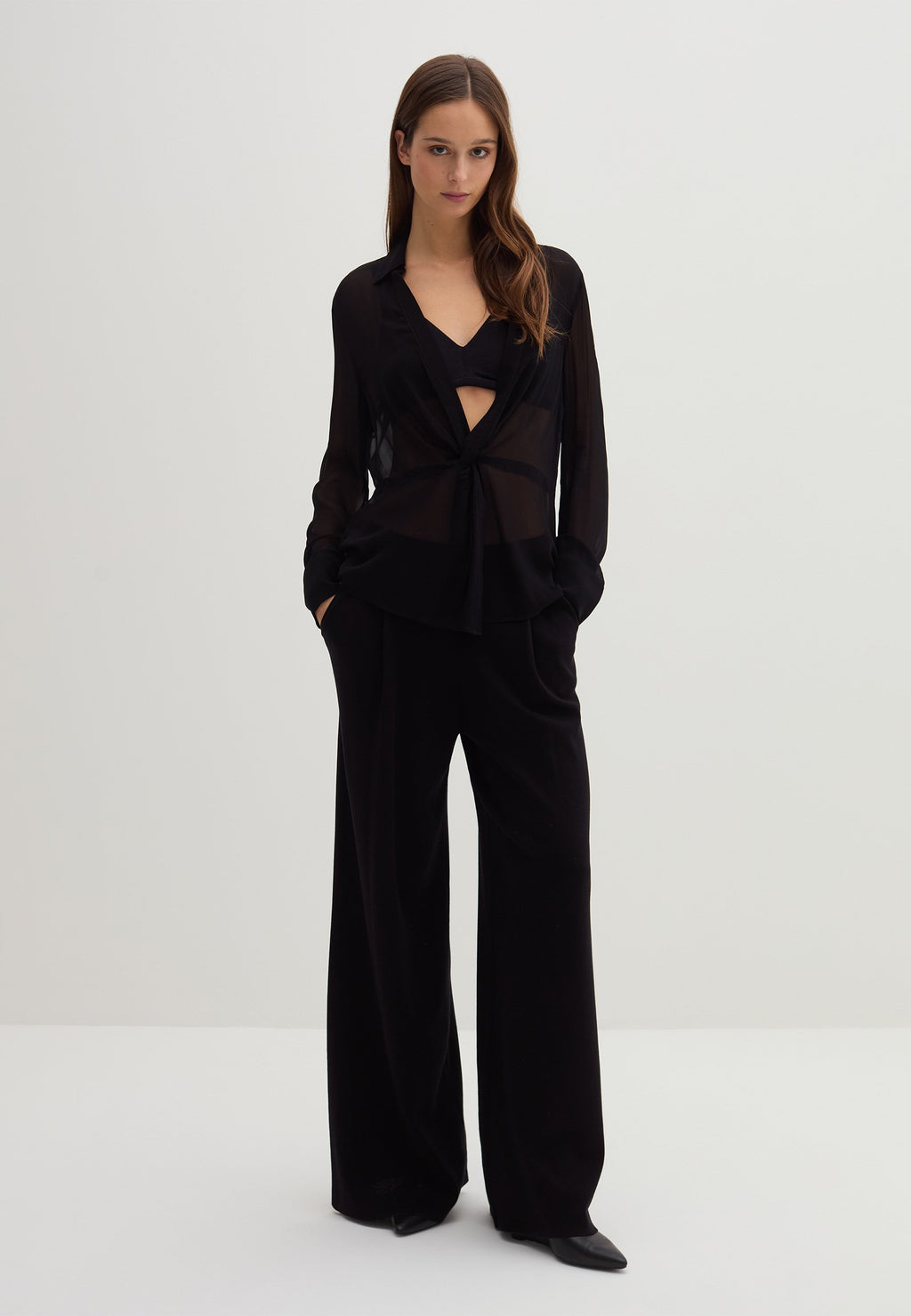 Stefanel GEORGETTE WITH KNOT