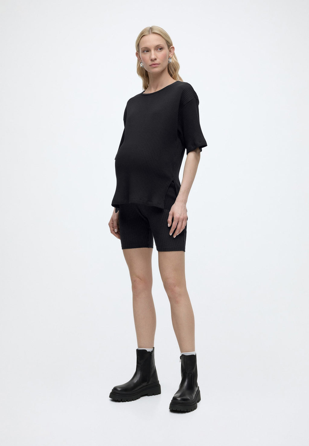 Even&Odd Maternity 2 PC SET CYCLING SHORTS & TEE MAMA