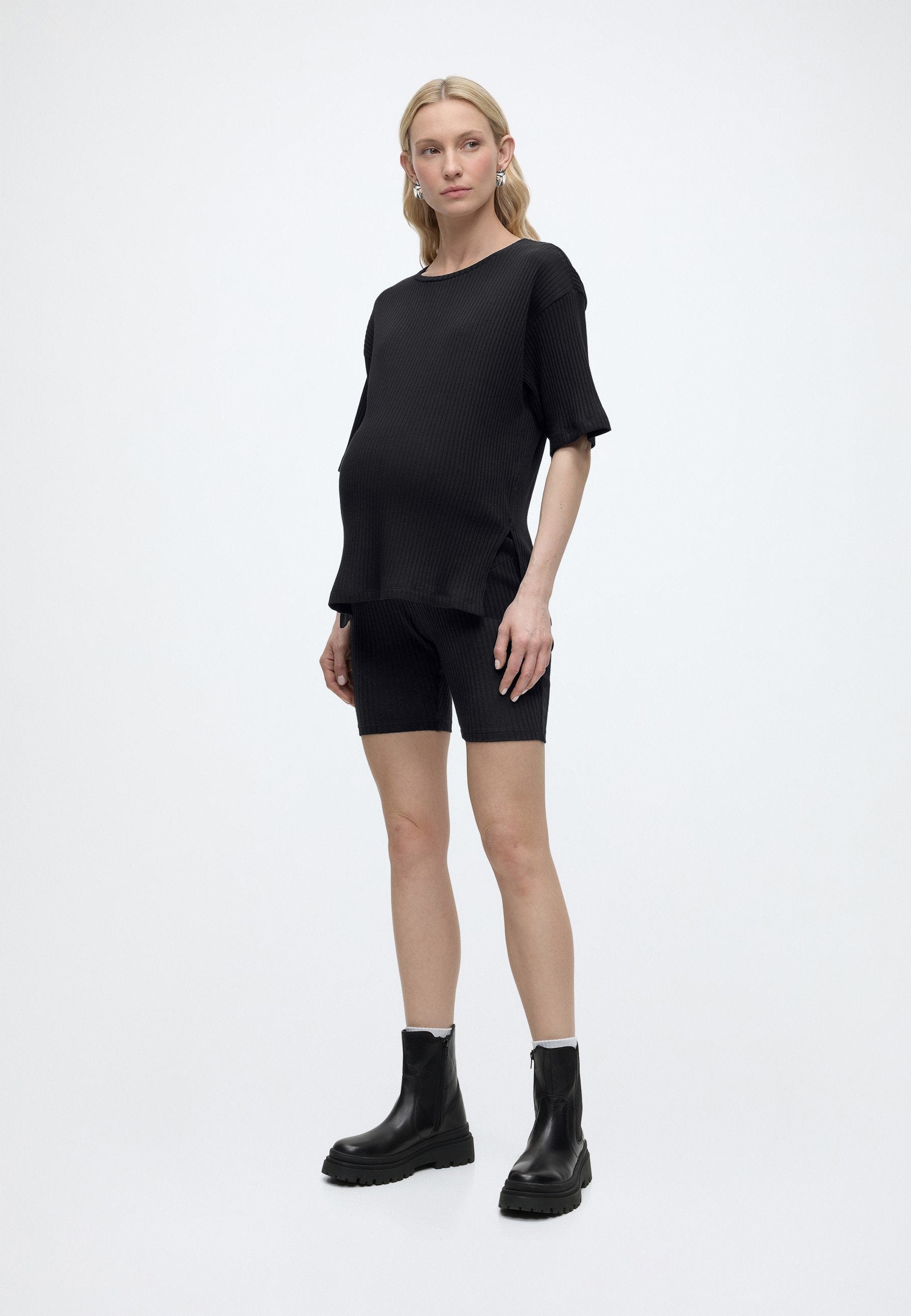 Even&Odd Maternity 2 PC SET CYCLING SHORTS & TEE MAMA