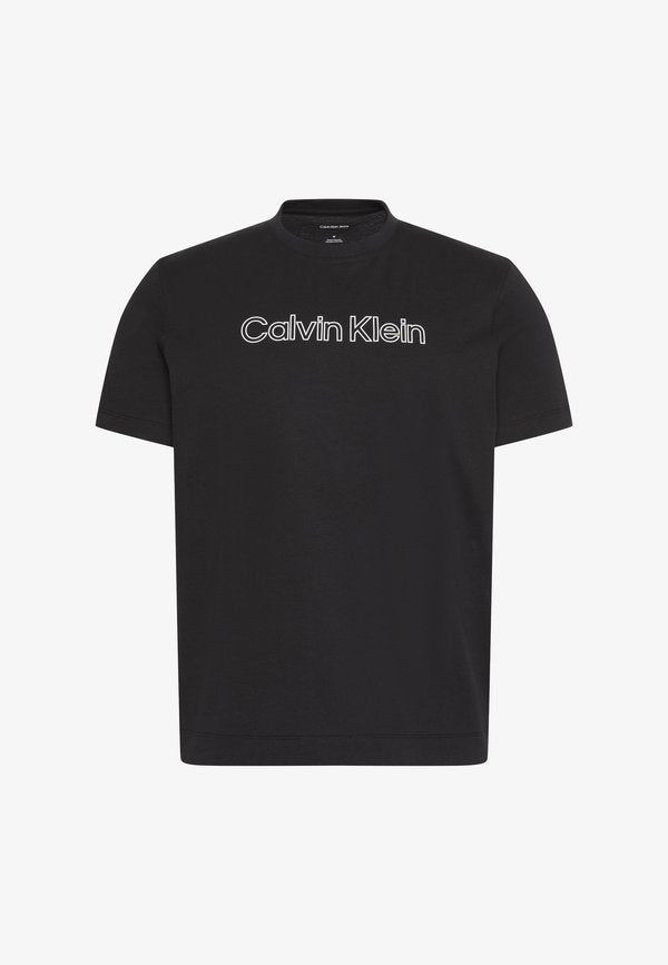 Calvin Klein LOGO GRAPHIC UNISEX - Print T-shirt - black