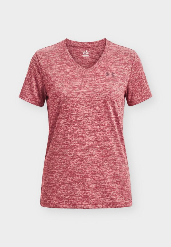 Under Armour TECH TWIST - Sports T-shirt - claret/ox blood