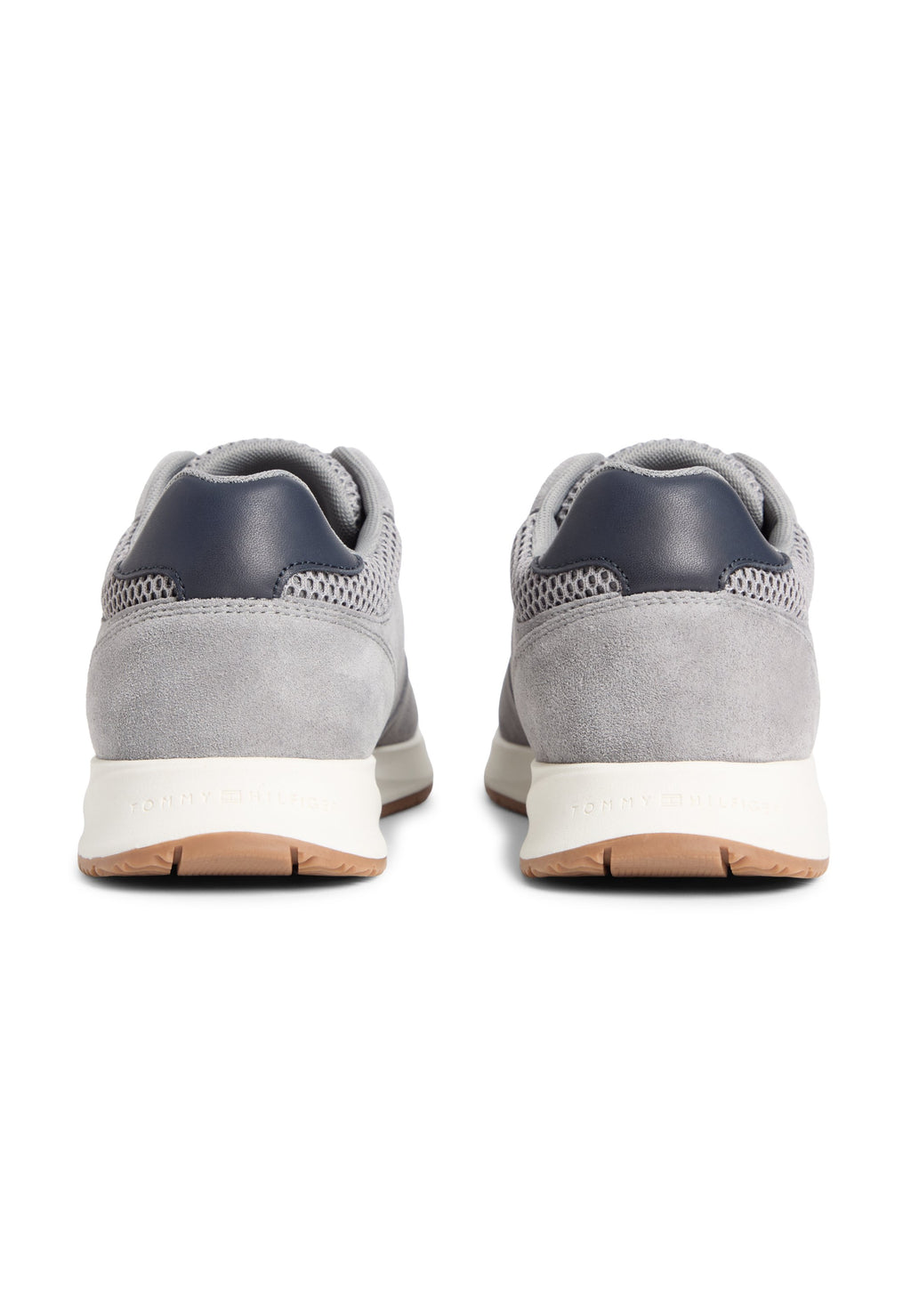 Tommy Hilfiger SUEDE MIXED TEXTURE FINE CLEAT TRAINERS
